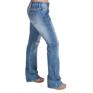 COWGIRL TUFF &quot;Down Home&quot; bootcut jeans style #JDWNHM TALL rodeo sz 24 Long NWT