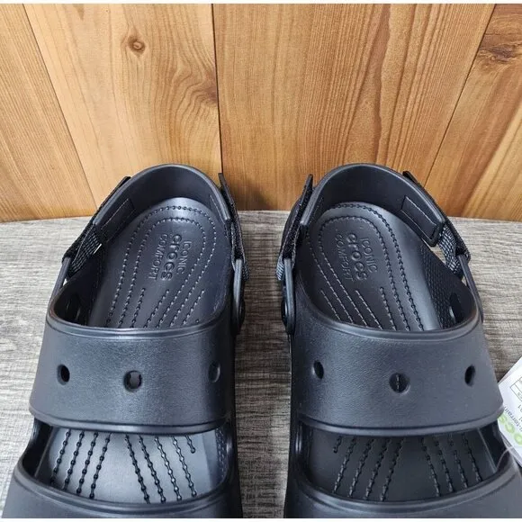 Crocs Classic All-Terrain Black Men's Sandals Size 11