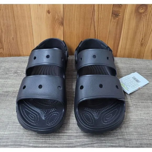 Crocs Classic All-Terrain Black Men's Sandals Size 11