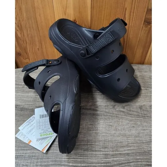 Crocs Classic All-Terrain Black Men's Sandals Size 11