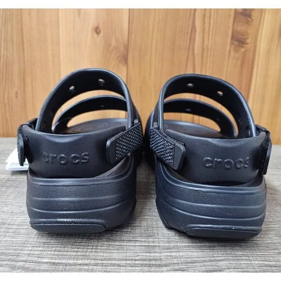 Crocs Classic All-Terrain Black Men's Sandals Size 11