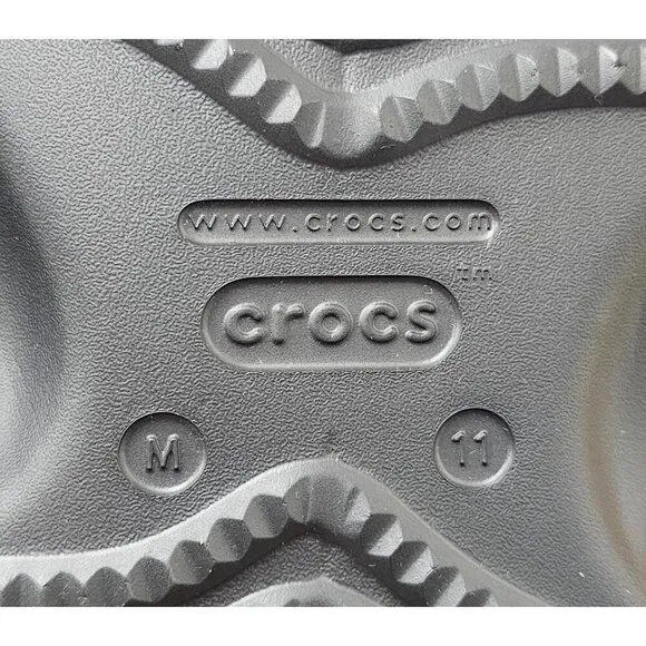 Crocs Classic All-Terrain Black Men's Sandals Size 11