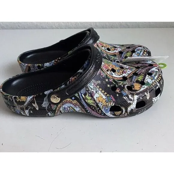 Crocs Classic Harry Potter Vera Bradley Clog Sandals Black Multi Men’s Sz 13 NEW