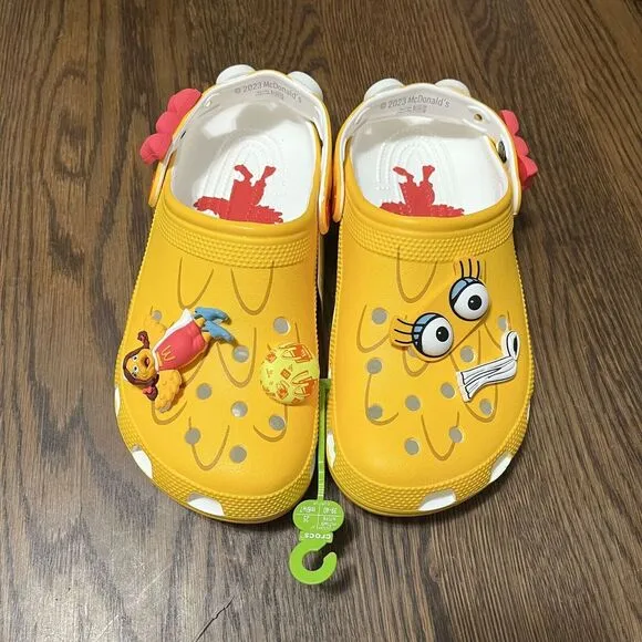 Crocs Classic McDonald's Birdie 208696-730 Unisex US M7/W9‎ Clogs Yellow Sandals