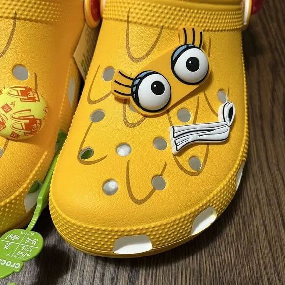Crocs Classic McDonald's Birdie 208696-730 Unisex US M7/W9‎ Clogs Yellow Sandals
