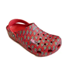 CROCS Classic Vineyard Vines Holiday Clog Sandals Mens Size 9 Womens Size 11 Red