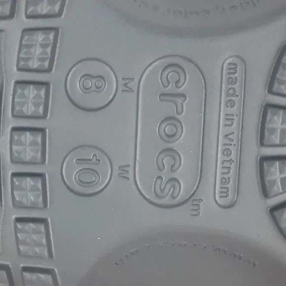 Crocs Nerf Slide Sandals with 4 Charms Unisex Adult Mens Size 8 Womens 10 NEW