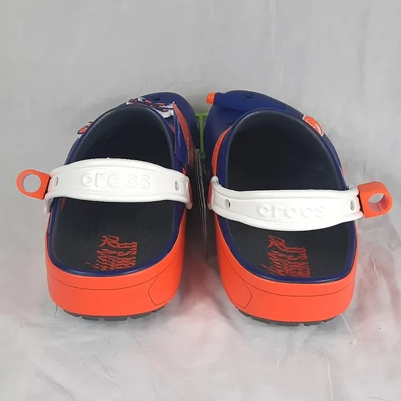 Crocs Nerf Slide Sandals with 4 Charms Unisex Adult Mens Size 8 Womens 10 NEW
