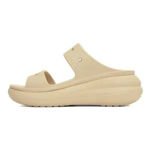 Crocs Shoes Mens 11 Beige Crush Two Strap Sandals Classic Vacation Travel Boho