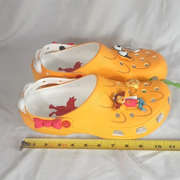 Crocs Unisex McDonalds X Classic Clog Sandals Mens 10 Womens 12 Yellow w…