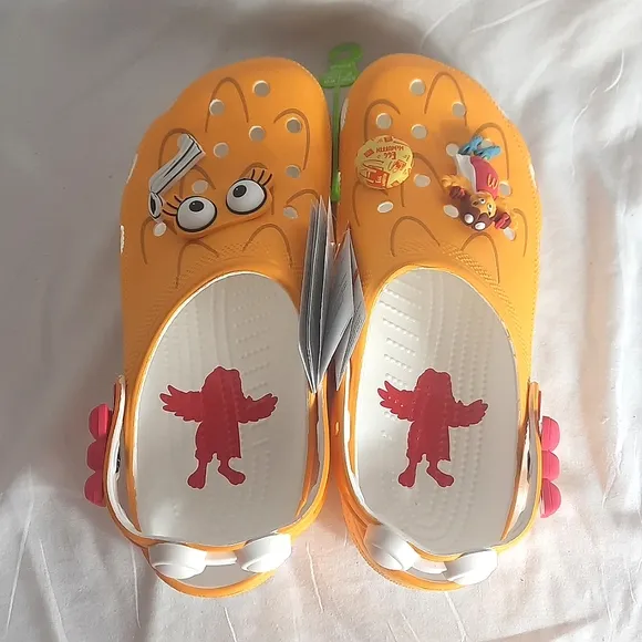 Crocs Unisex McDonalds X Classic Clog Sandals Mens 10 Womens 12 Yellow w…