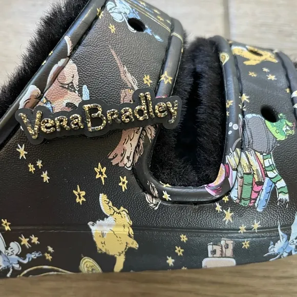 Crocs x Harry Potter x Vera Bradley Cozy fur lined sandals