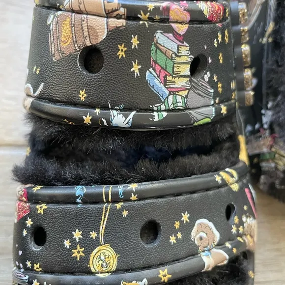 Crocs x Harry Potter x Vera Bradley Cozy fur lined sandals