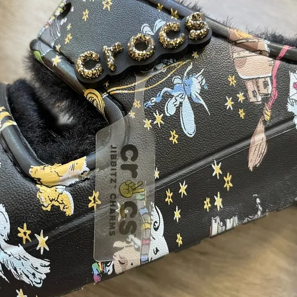 Crocs x Harry Potter x Vera Bradley Cozy fur lined sandals