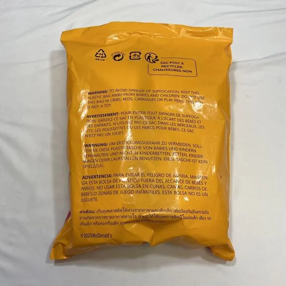 CROCS x McDonald's Birdie Sandals Men's 12 Yellow Classic Clog New Sealed Bag
