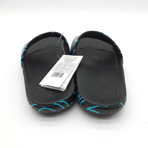 Crocs x Ron English Classic Slide (Mens 9 Womens 11) Sandals Flip Flops‎ Black