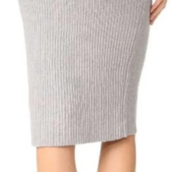 Cupcakes and Cashmere Charleigh Rib Knit Skirt Sm