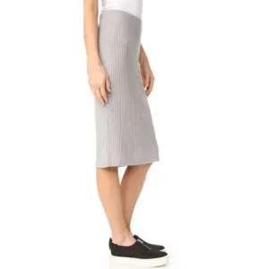 Cupcakes and Cashmere Charleigh Rib Knit Skirt Sm