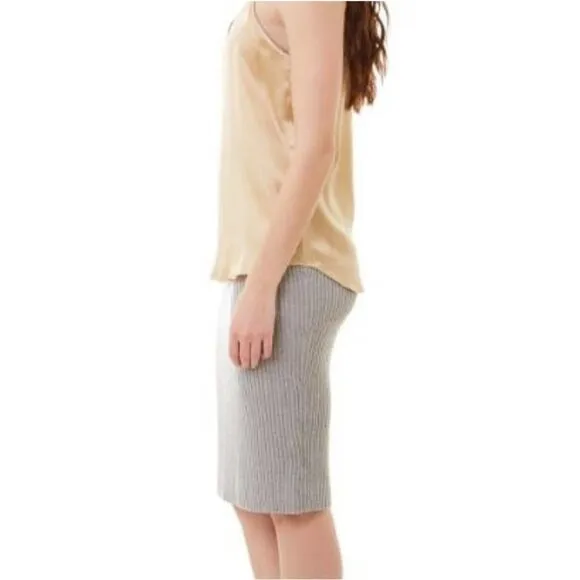 Cupcakes and Cashmere Charleigh Rib Knit Skirt Sm