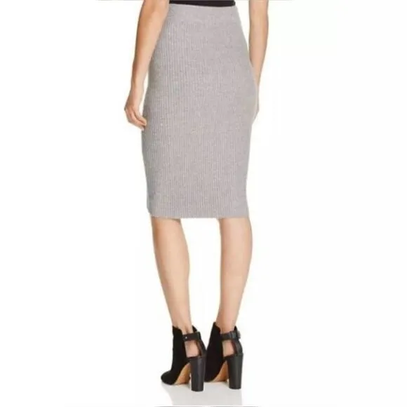 Cupcakes and Cashmere Charleigh Rib Knit Skirt Sm