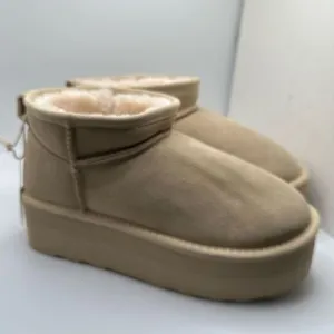 CUSHIONAIRE Women's Genuine Suede pull platform boot  Memory Foam 8 SAND