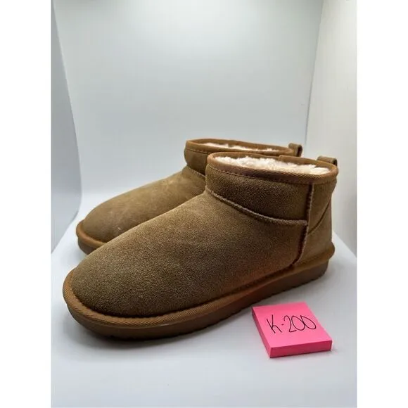 CUSHIONAIRE Women's pull on boot 9 WIDE CHESTNUT