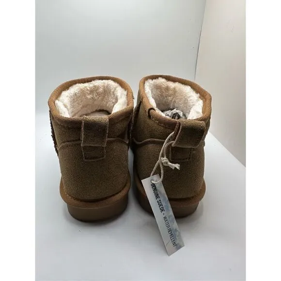 CUSHIONAIRE Women's pull on boot 9 WIDE CHESTNUT