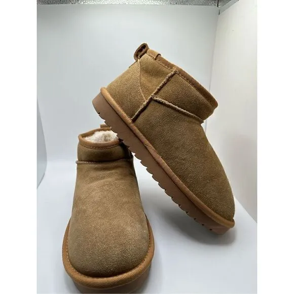 CUSHIONAIRE Women's pull on boot 9 WIDE CHESTNUT