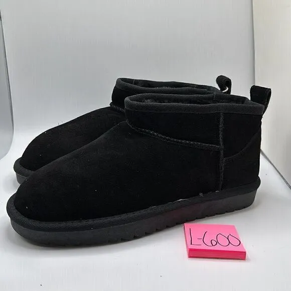 CUSHIONAIRE Women's pull on boot 8 BLACK