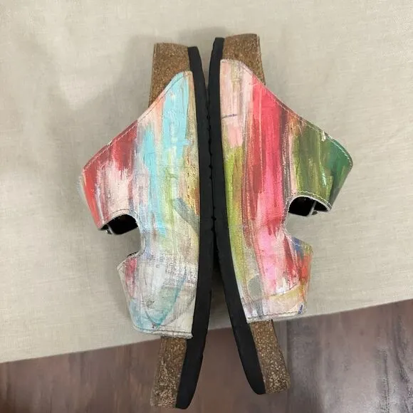 Custom BIRKENSTOCK Arizona Sandals by SANDRA KOBERLEIN x Michael Grey
