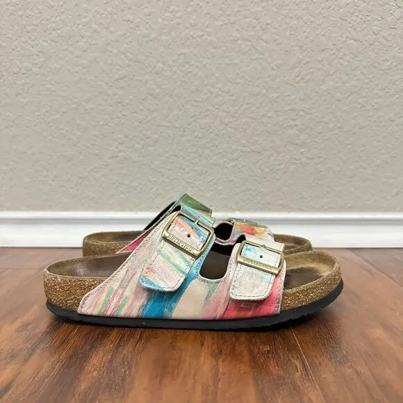 Custom BIRKENSTOCK Arizona Sandals by SANDRA KOBERLEIN x Michael Grey