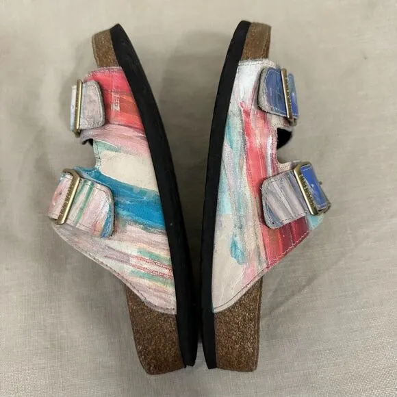 Custom BIRKENSTOCK Arizona Sandals by SANDRA KOBERLEIN x Michael Grey