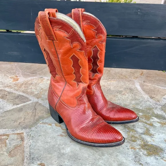 Custom made beautiful cowboy boots