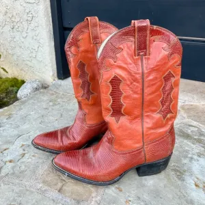 Custom made beautiful cowboy boots