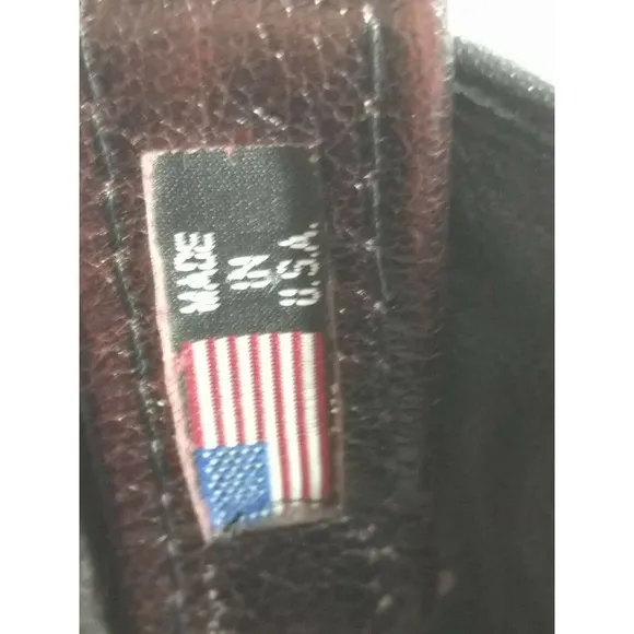 Dan Post Burgundy Leather Pull On Boots Men's 8 M