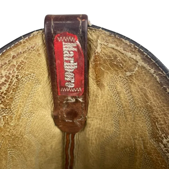 Dan Post Marlboro Brown Embroidered Cowboy Western Boots USA Men’s Size US 9 EW