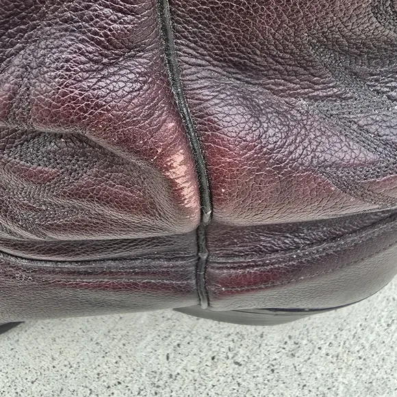 Dan Post Mens Leather Western/Cowboy Boots Burgandy/Wine Color Sz 11D