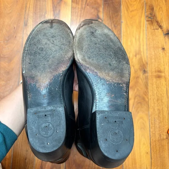 Dan Post Milwaukee Black Leather Cowboy Boots 11