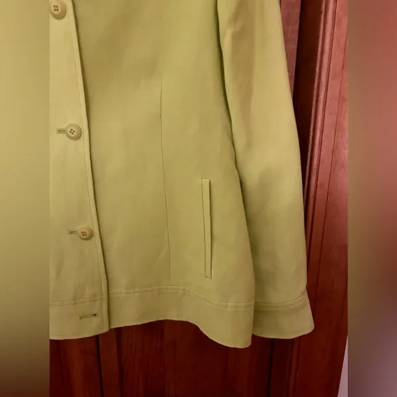 Dana Buchman Women’s Retro/Mod/Vintage Inspired Bright Green Blazer Sz 6