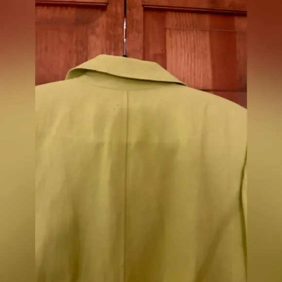 Dana Buchman Women’s Retro/Mod/Vintage Inspired Bright Green Blazer Sz 6