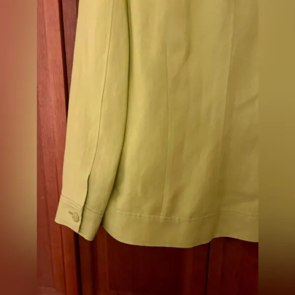 Dana Buchman Women’s Retro/Mod/Vintage Inspired Bright Green Blazer Sz 6