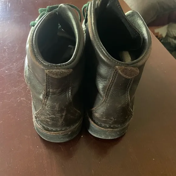 Danner Brown and Green Hiking Boots with Rugged Design