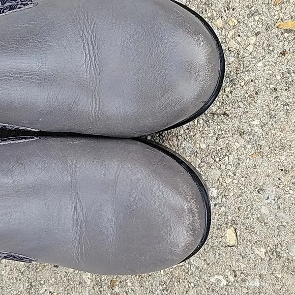 Dansko Jessica Grey/Taupe Nappa Leather Slip On Clogs Size 7.5 - 8 US 38 EU