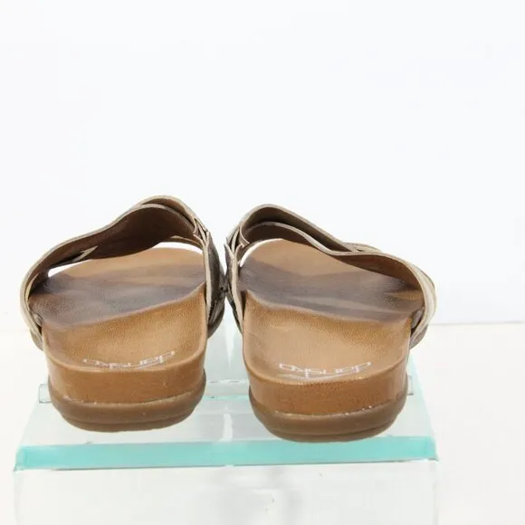 Dansko Joanna Leather Slide NEW Eu 37 Women Flat Sandals