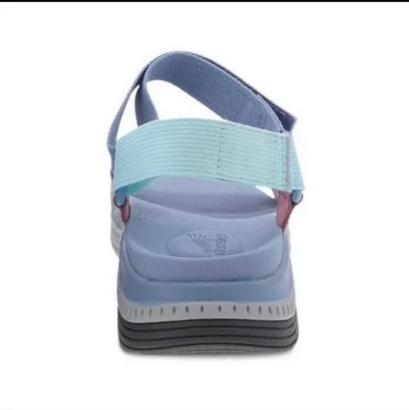 Dansko Raquel Sky Multi Webbing Recycled Sandals