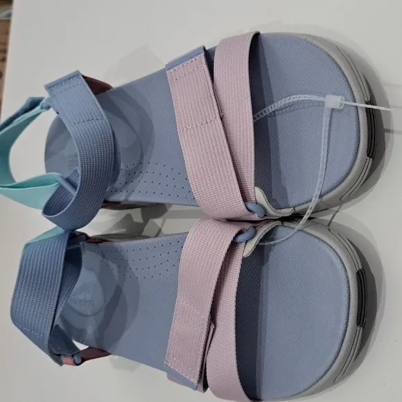 Dansko Raquel Sky Multi Webbing Recycled Sandals