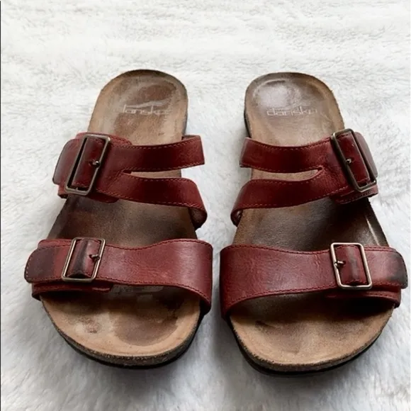 Dansko Rosie Coral Sandals 6020485300, size 37