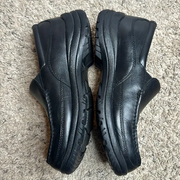 Dansko Wayne Black Leather Full Grain Casual Loafers Mens Size 43