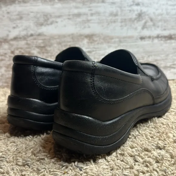 Dansko Wayne Black Leather Full Grain Casual Loafers Mens Size 43
