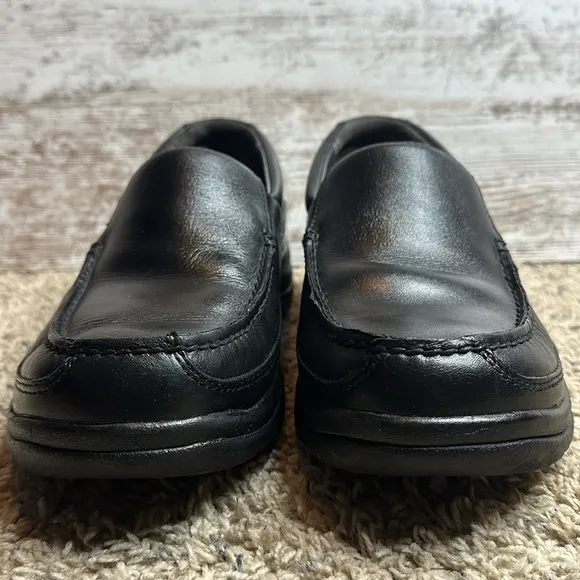 Dansko Wayne Black Leather Full Grain Casual Loafers Mens Size 43